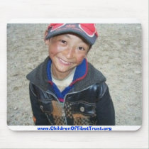 Tibetan Boy mousepads