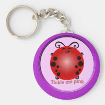 Tickle Me Ladybug Key Chain