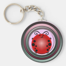 Tickle Me Ladybug Key Chains