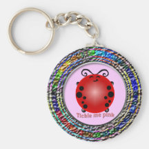 Tickle Me Ladybug Keychains