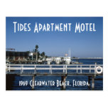 Tides Apartment Motel Clearwater Florida Postcard