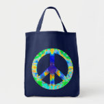 TIe Dyed Peace Sign Bag
