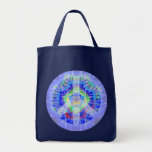 Tie Dyed Peace Sign Bag