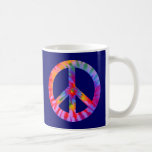 Tie Dyed Peace Sign Mug