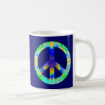 Tie Dyed Peace Sign Mug