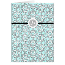 Tiffany Baroque Blank Notecard