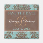Tiffany Blue Elegant SAVE THE DATE Magnet