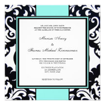 Tiffany Blue Personalised Invitations