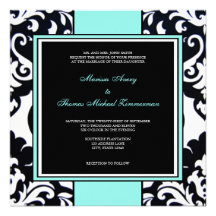 Tiffany Blue Personalized Invites