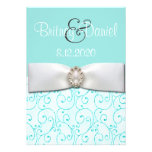 Tiffany Blue Wedding Invitations 5x7