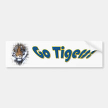 Tiger Bumper Sticker