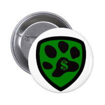 Tiger Dollars Badge (ONU Squared) Pinback Button