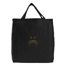 Tiger Eyes Embroidered Bag