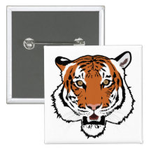 Tiger head pin