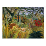 Tiger in a Tropical Storm (Surprised!) Rousseau Postcards