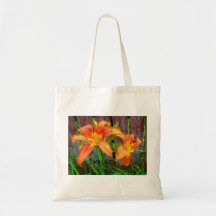 Tiger Lilies Canvas Bag
