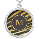 Tiger Monogram Necklace