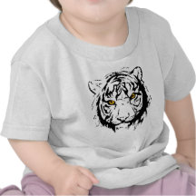Tiger Outline Tee Shirts