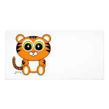 Tiger Photo Card Template