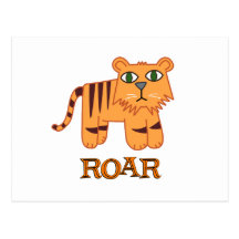 Tiger Postcard