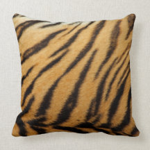 Tiger Stripes American MoJo Throw Pillow