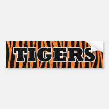 Tigers Bumper Sticker