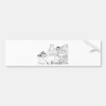 tigers head bumper stickers