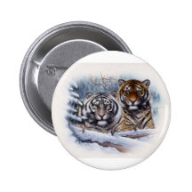 Tigers in the Mist Pin
