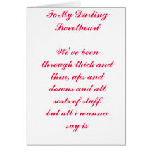 'Til Death do us part Card