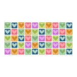 Tiled Hearts Wall Art posters