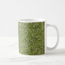 tiles green coffee mugs