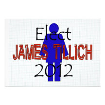Tillich For President Personalised Invitation