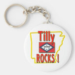 Tilly Rocks ! (red) Keychain