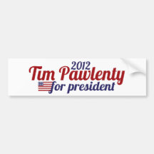 Tim pawlenty 2012 bumper stickers