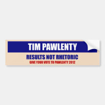 Tim Pawlenty Bumper Sticker