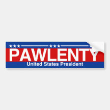 Tim Pawlenty for President Bumper Sticker