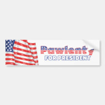 Tim Pawlenty for President Patriotic American Flag Bumper Stickers