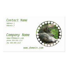 Timber Wolf  Business Card