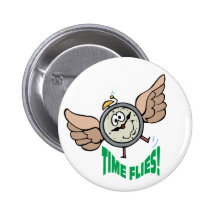 Time Flies Pins
