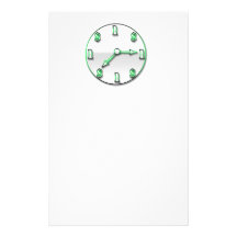 Time is money custom stationery