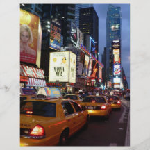 Time Square Taxis Custom Flyer