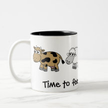 Time to feed the animals! Virtual Farmers Mug