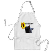 Time to Smell Flowers Apron