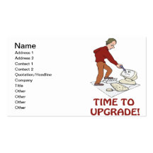 Time To Upgrade Business Card Template