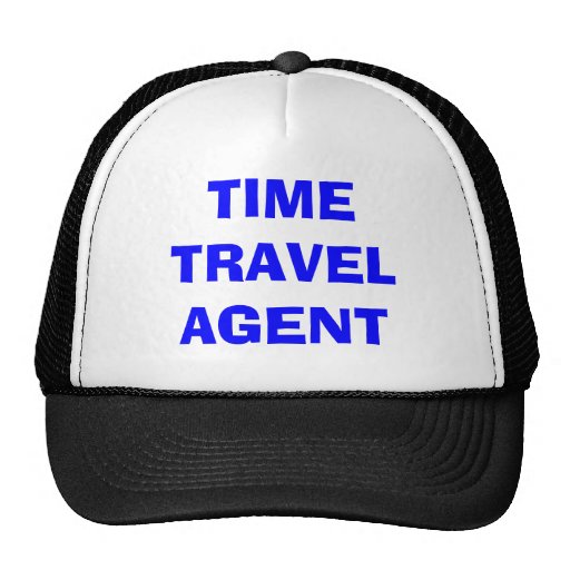TIME TRAVE LAGENT TRUCKER HAT