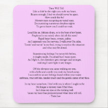 Time Will Tell Mouse Pad