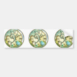 timeless bluebird whimsy initial letter X Bumper Stickers