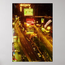 Times Square At Night NYC Poster