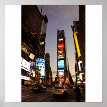 Times Square at night Print
