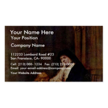 Timothy And His Grandmother By Rembrandt Harmensz. Business Card